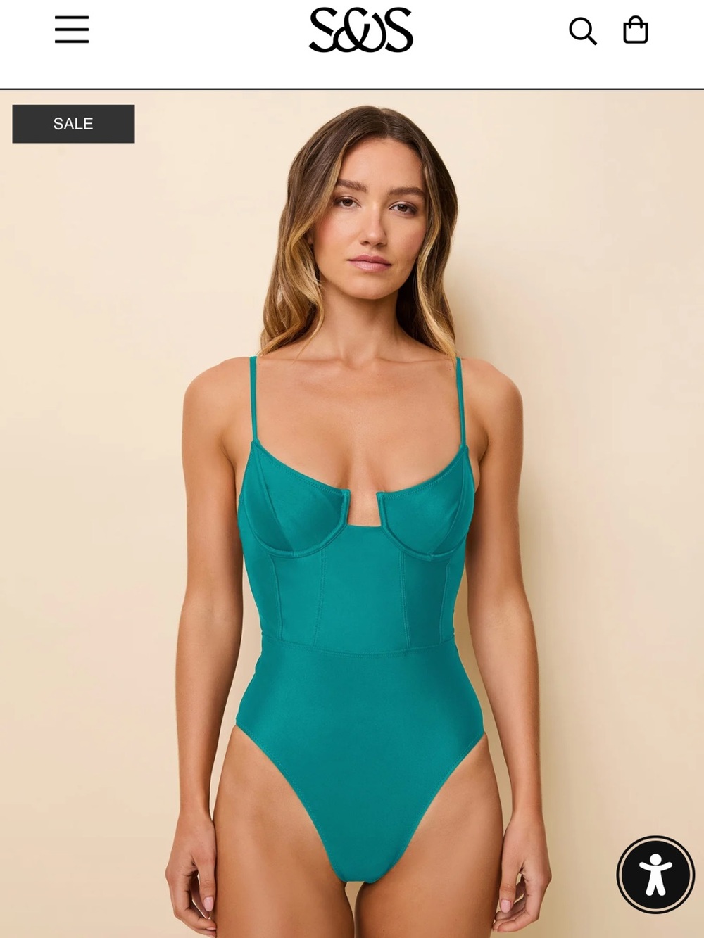 SOLID & STRIPED Veronica One Piece Swimsuit
